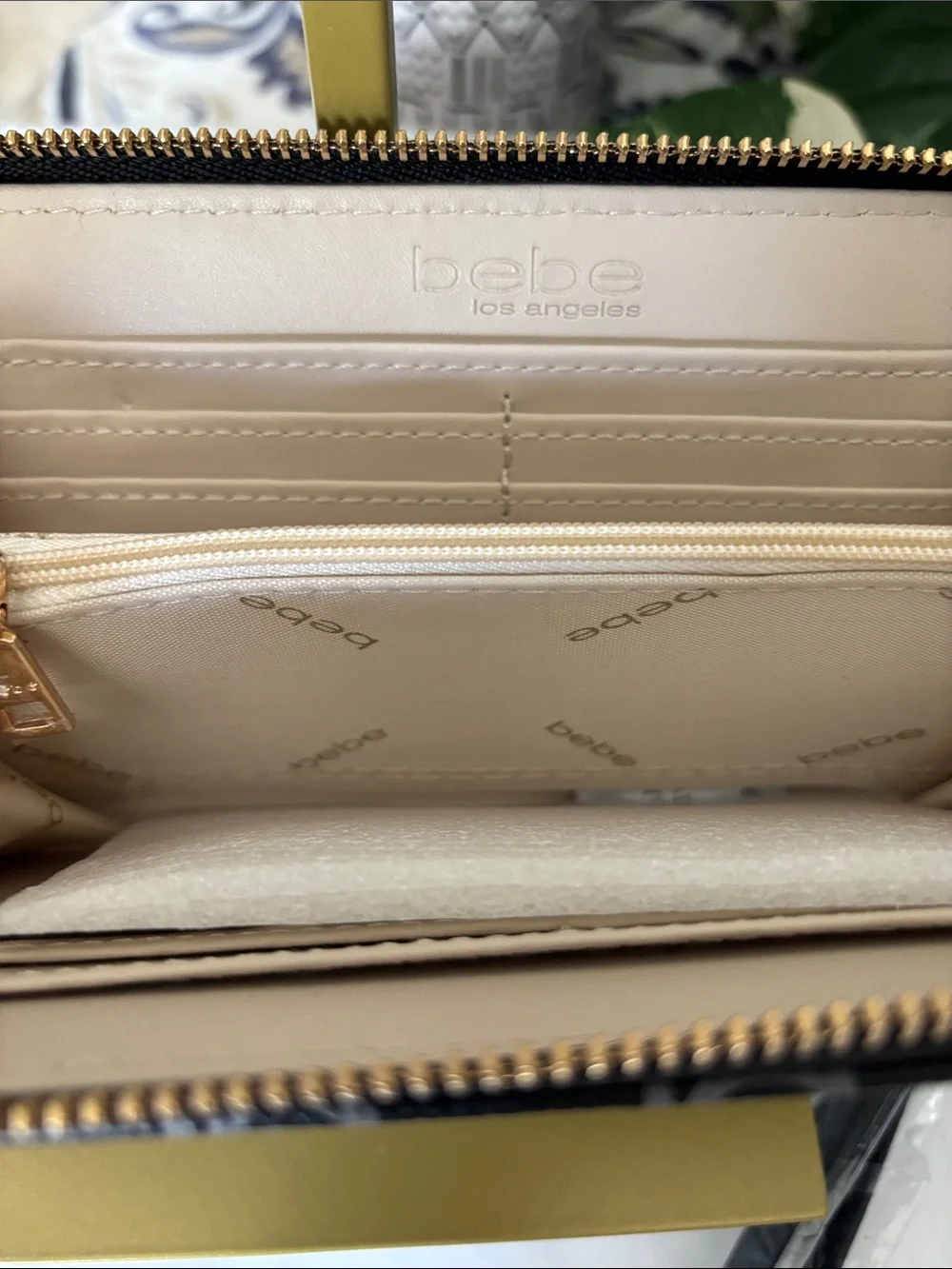 bebe Black Wallet